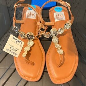 Dolce Vita Women's Sandals with Gold Accents